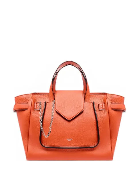 Lancel S Thea chain-detail grained-leather tote bag