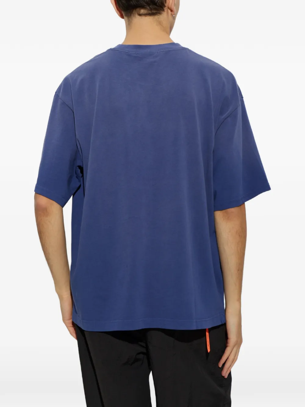 L ab c o Off-White logo-print T-shirt Blauw