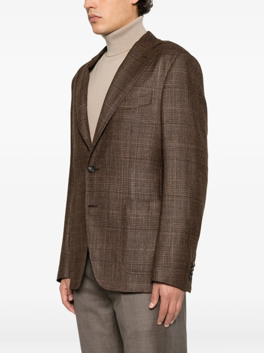Canali check-pattern blazer Bruin