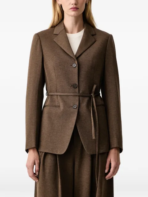 Isabelle Blanche belted single-breasted blazer