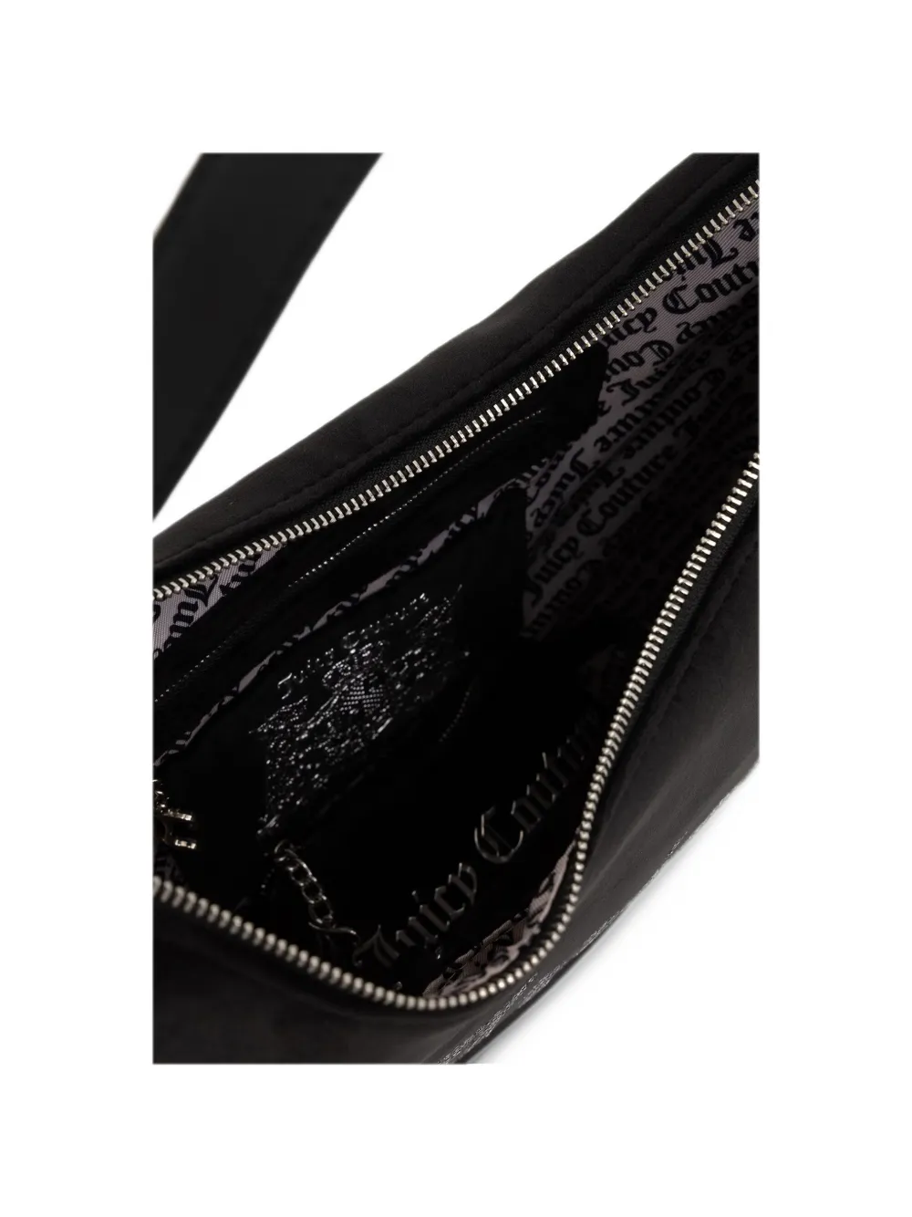 Juicy Couture Kimberly rhinestone-embellished logo-print tote bag Zwart