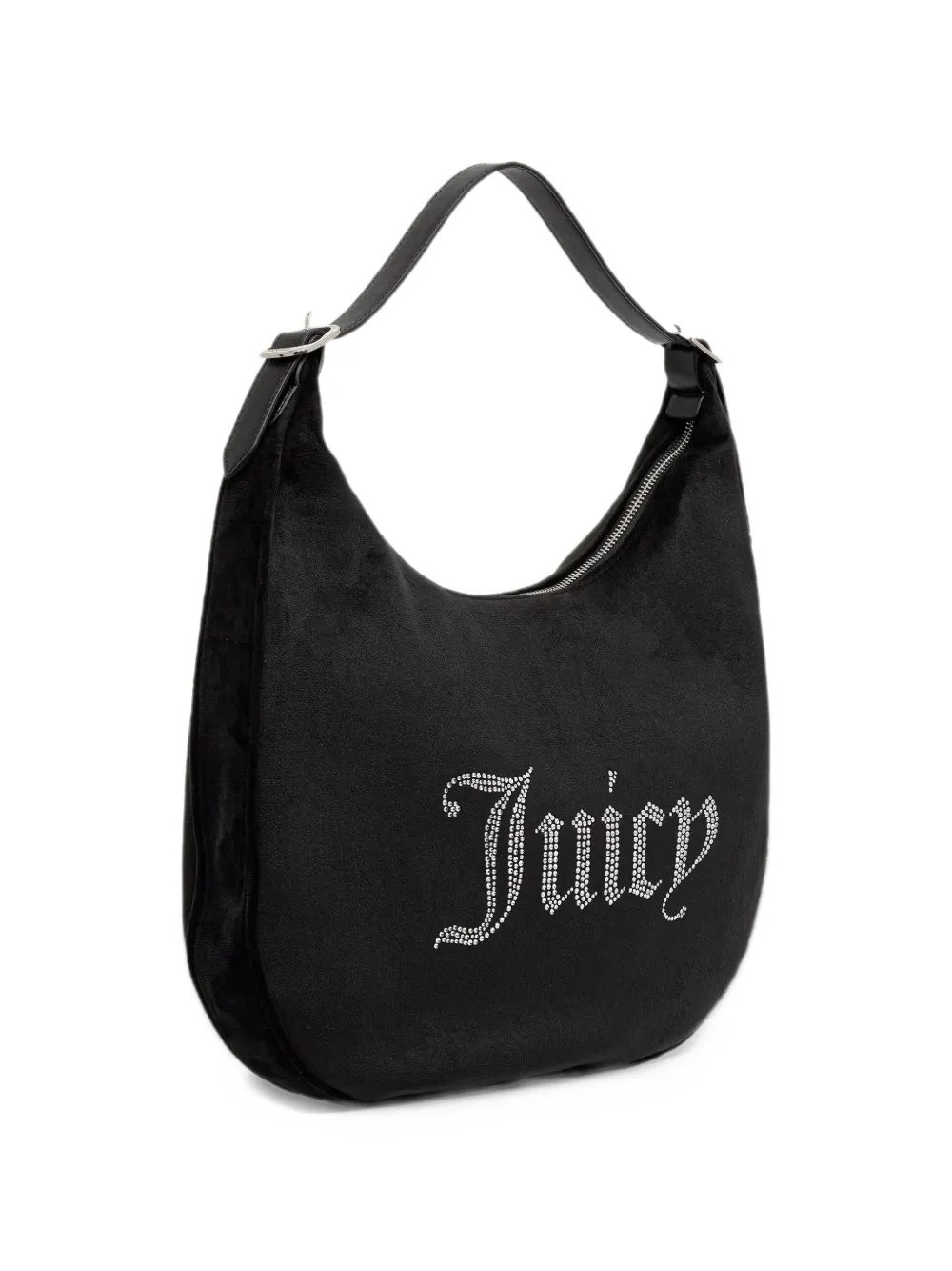 Juicy Couture Kimberly rhinestone-embellished logo-print tote bag Zwart