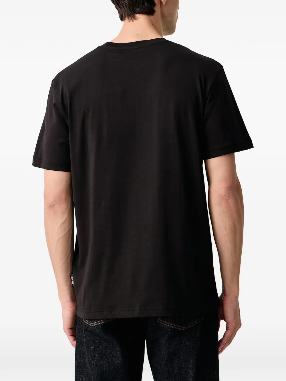 Just Cavalli logo-patch T-shirt Zwart