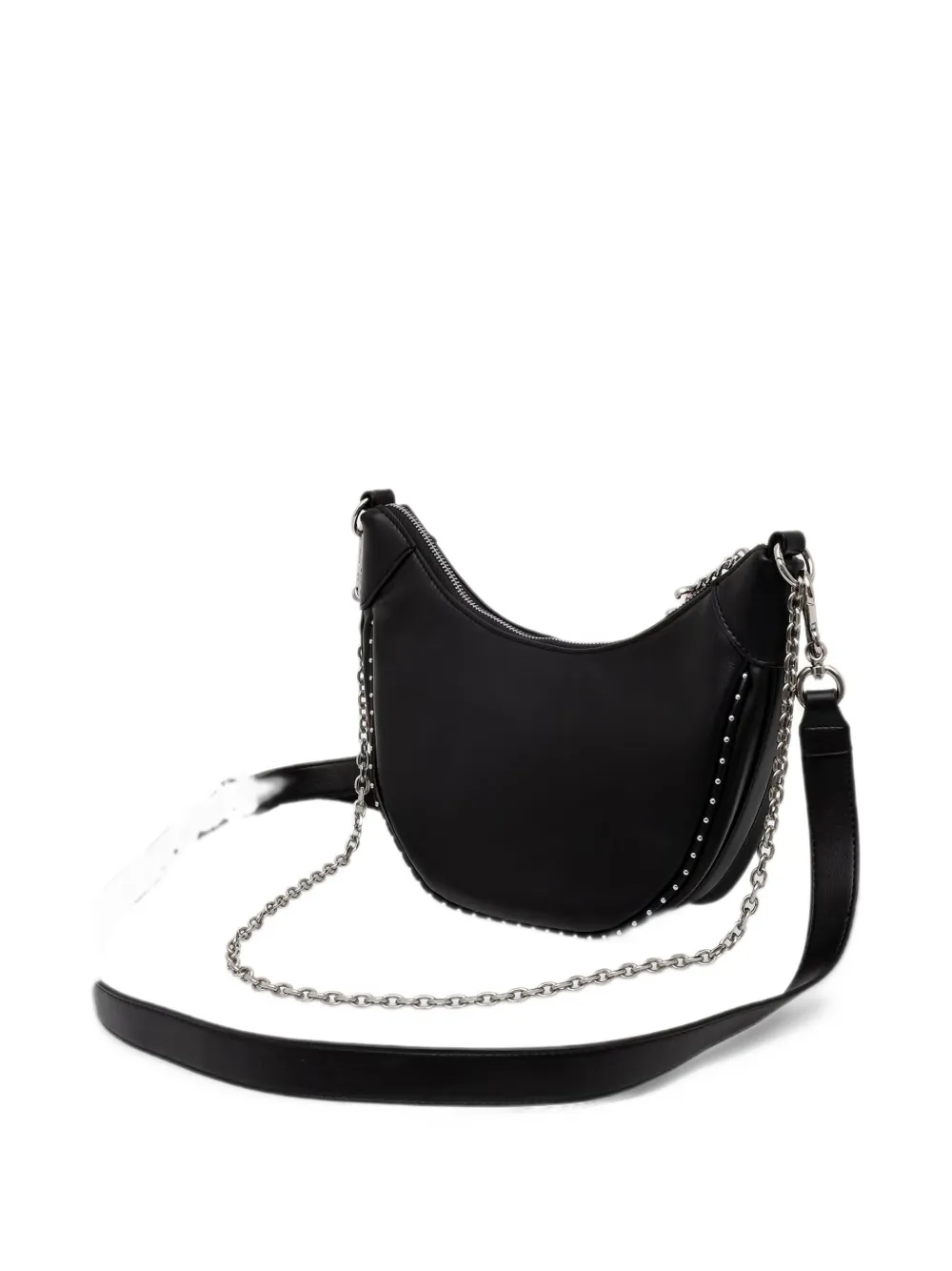 Juicy Couture Kimberly stud-embellished logo shoulder bag Zwart