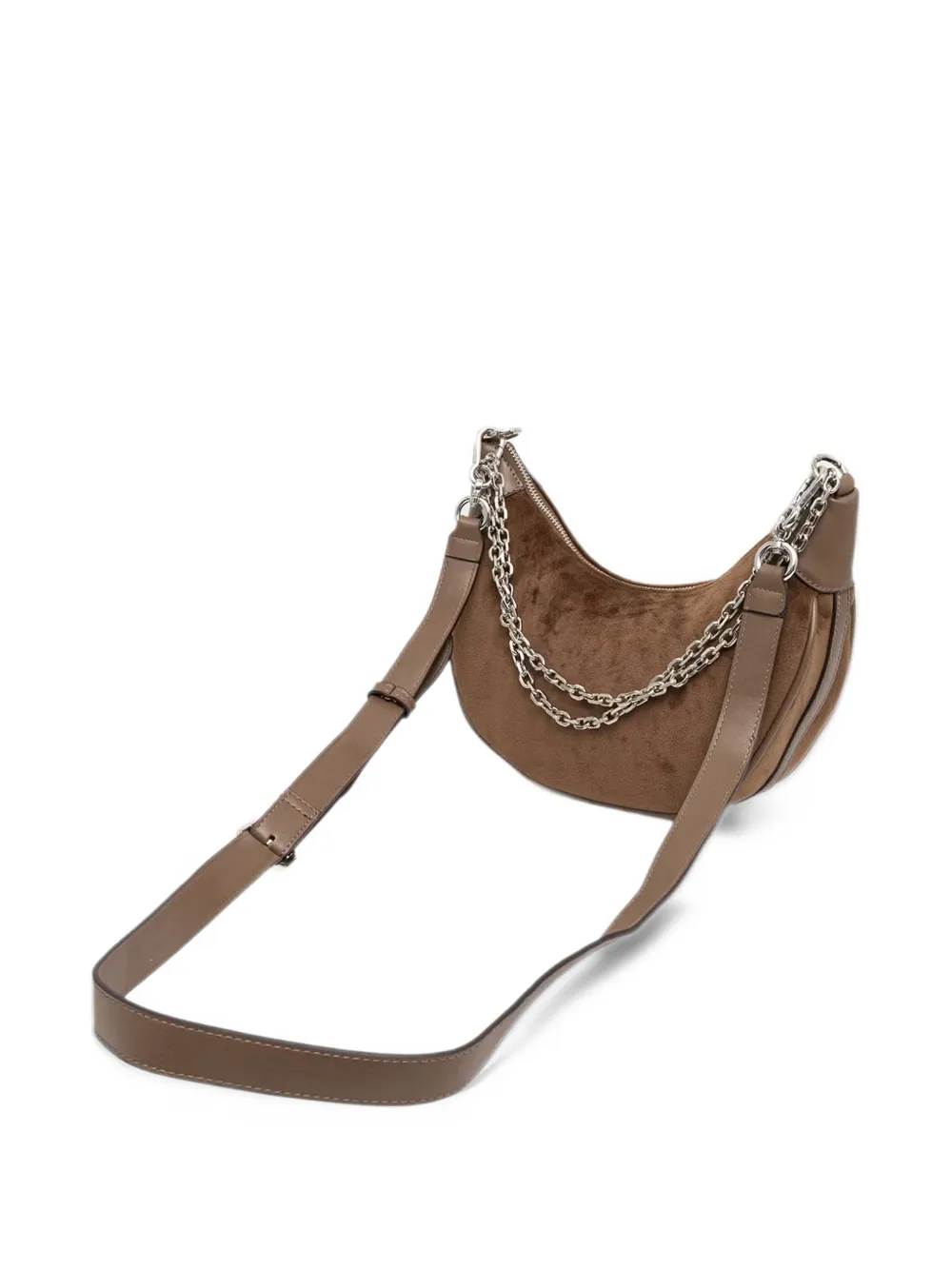 Juicy Couture Kimberly crystal-embellished chain-link shoulder bag Bruin