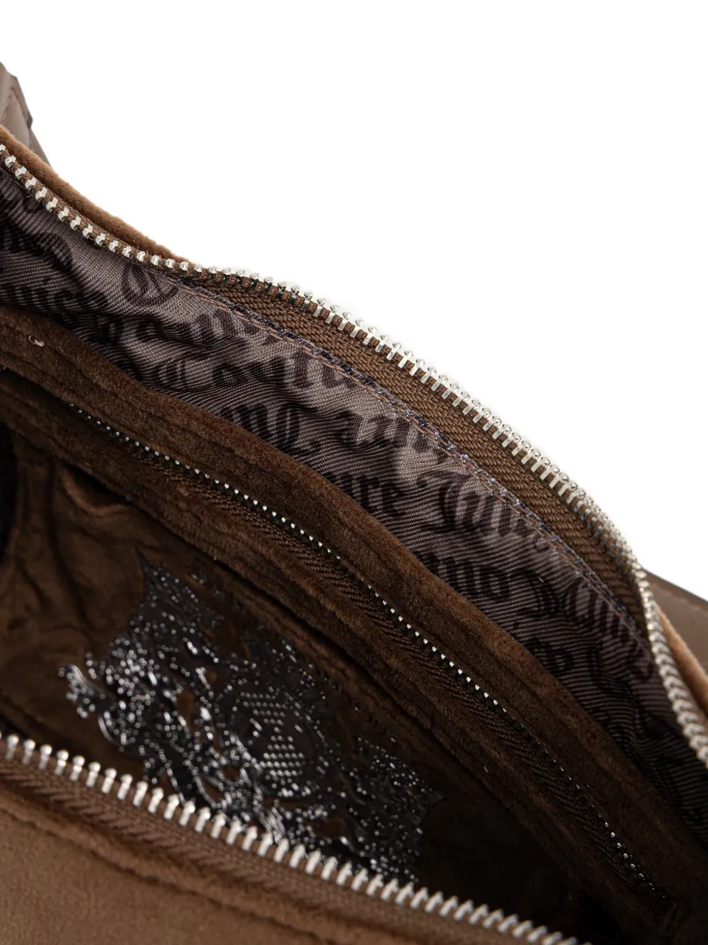 Juicy Couture Kimberly crystal-embellished chain-link shoulder bag Bruin