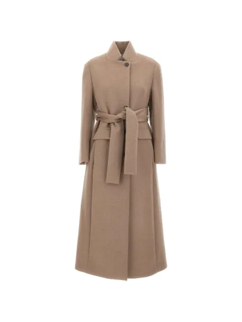 Marella single-breasted belted coat