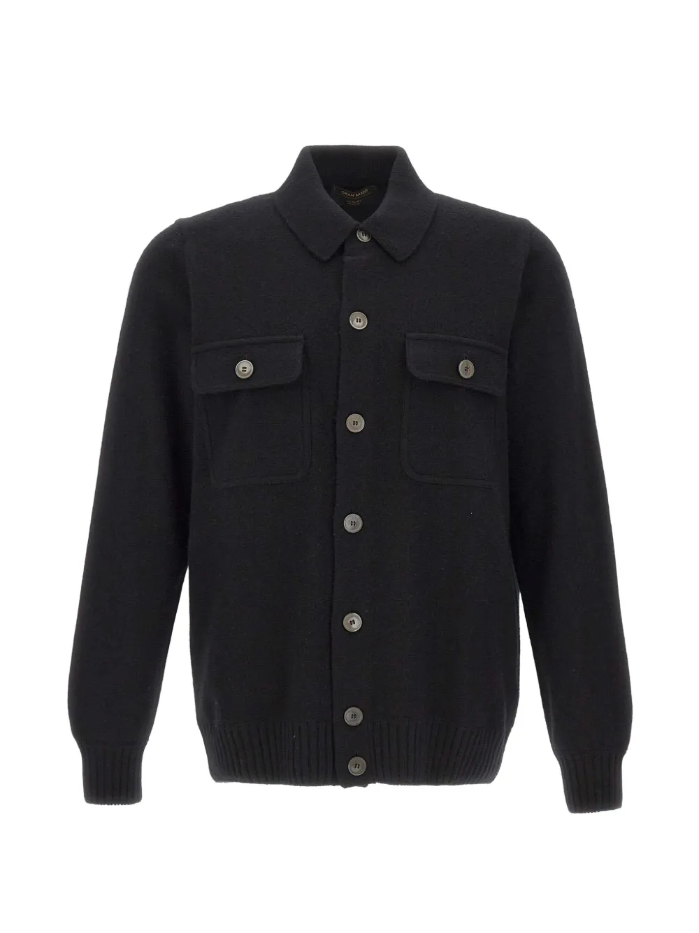 Gran Sasso cashmere knit cardigan - Nero