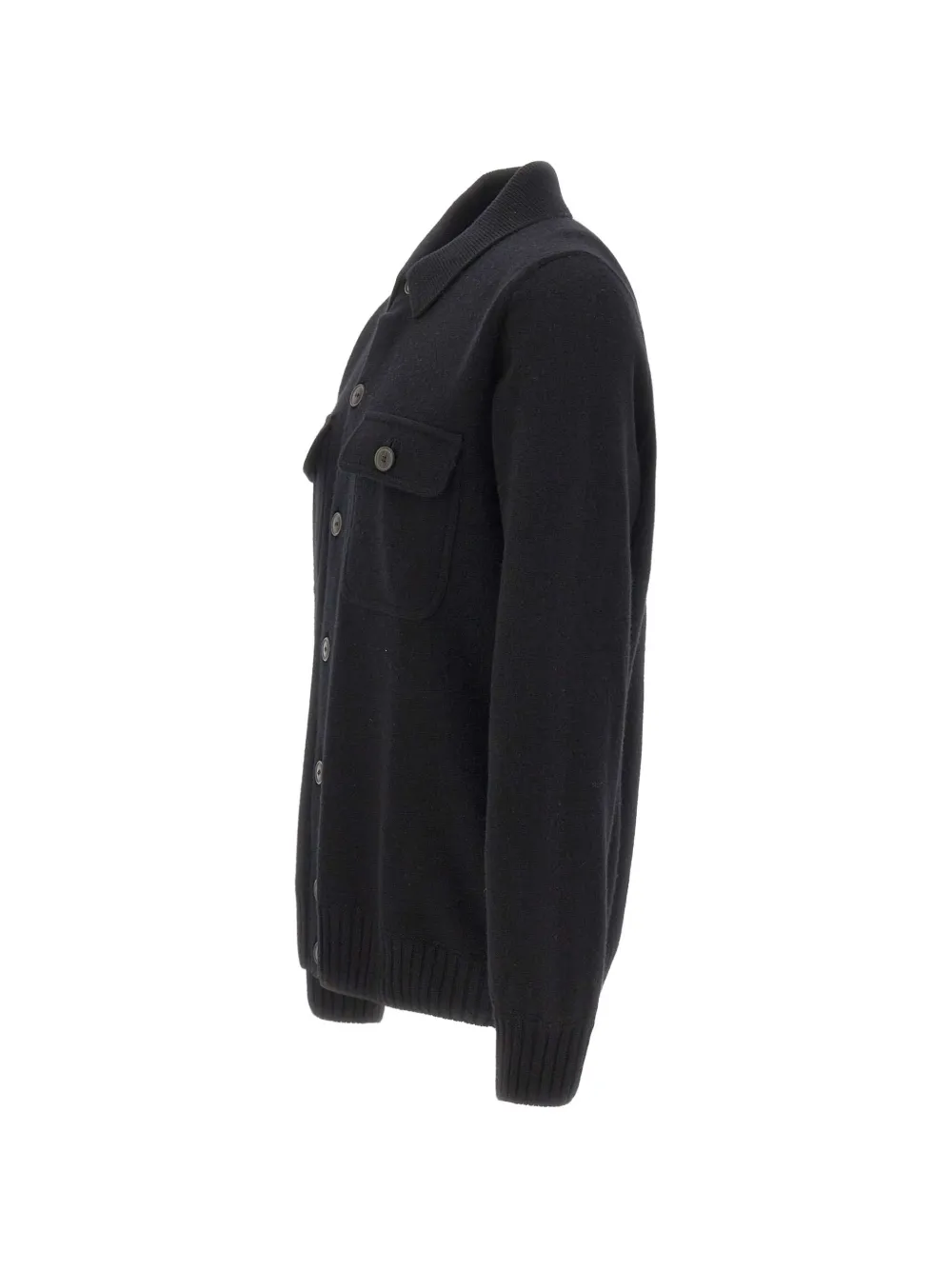 Gran Sasso cashmere knit cardigan Zwart
