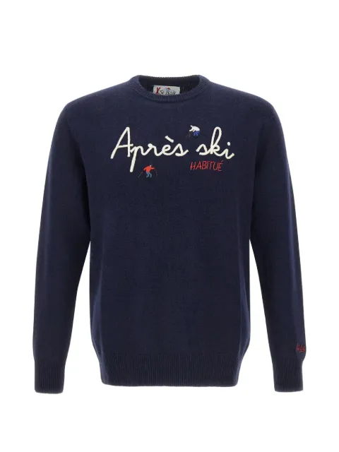 MC2 Saint Barth Heron crewneck knit sweater