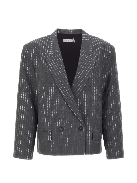 IRO Bay sequin-embellished cropped blazer