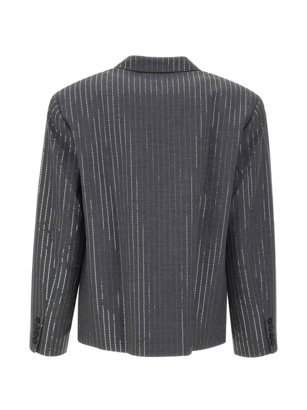 IRO Bay sequin-embellished cropped blazer Grijs