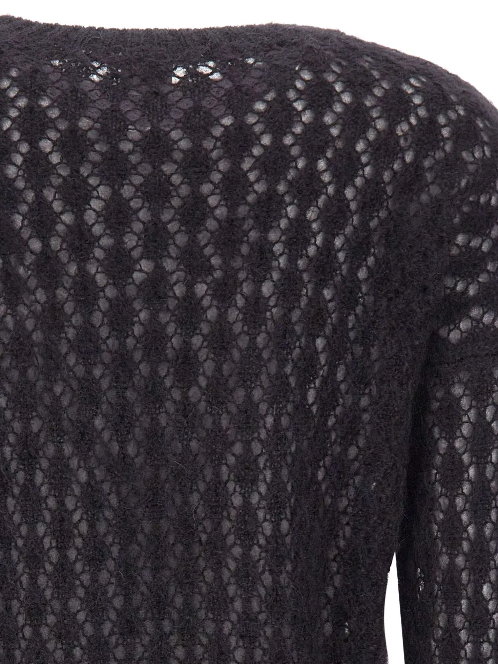 Eleventy open-knit sweater Zwart