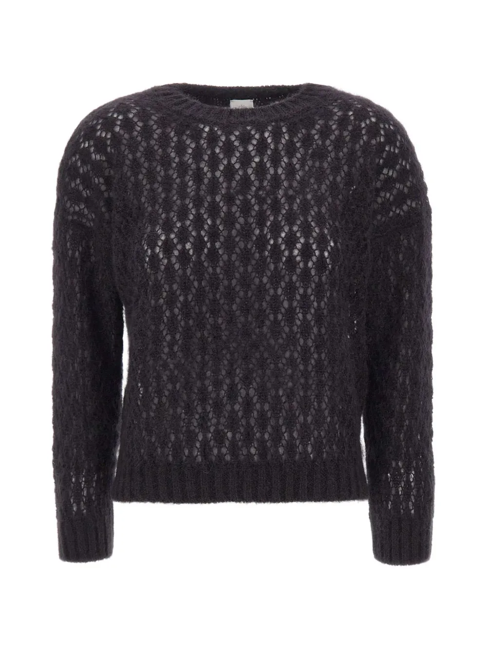 Eleventy open-knit sweater Zwart