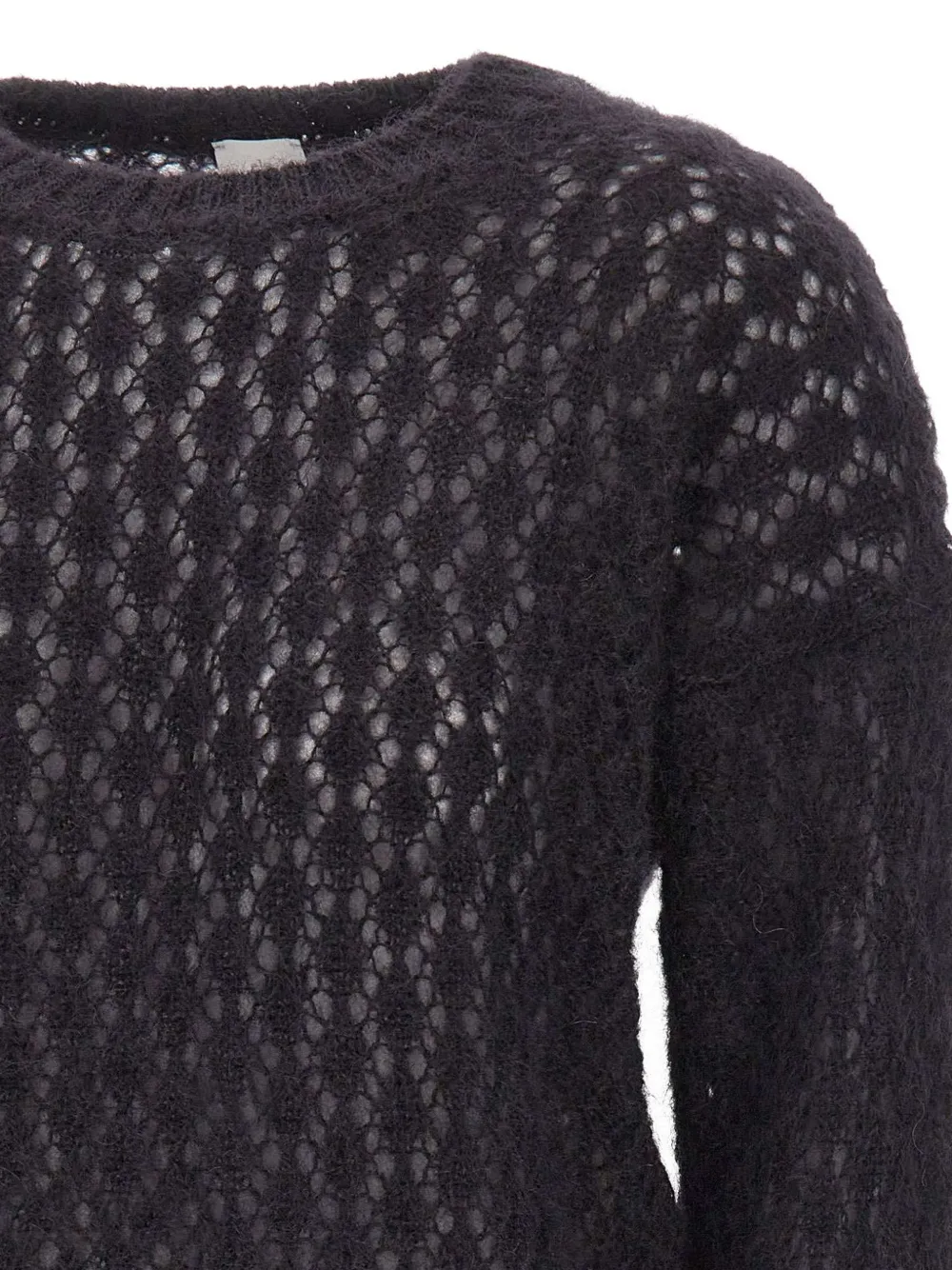 Eleventy open-knit sweater Zwart