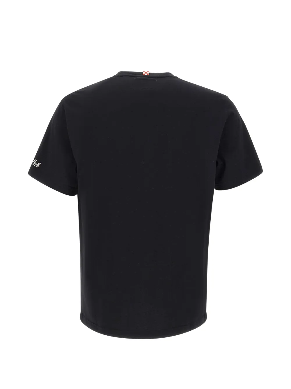 MC2 Saint Barth Connor graphic-print chest-pocket T-shirt Zwart