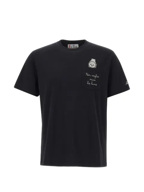 MC2 Saint Barth Connor graphic-print chest-pocket T-shirt