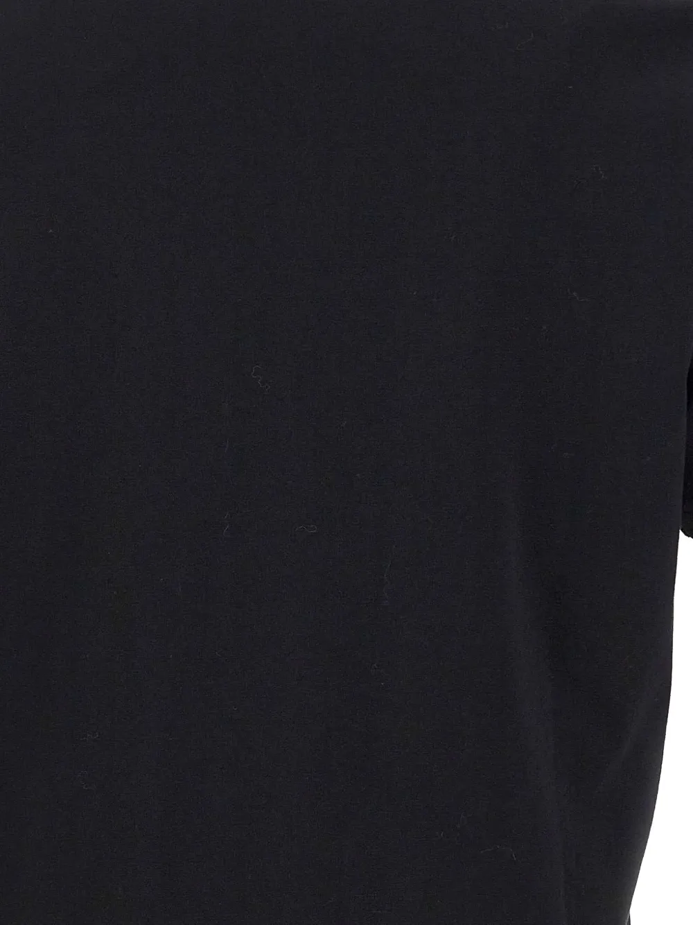 MC2 Saint Barth Connor graphic-print chest-pocket T-shirt Zwart