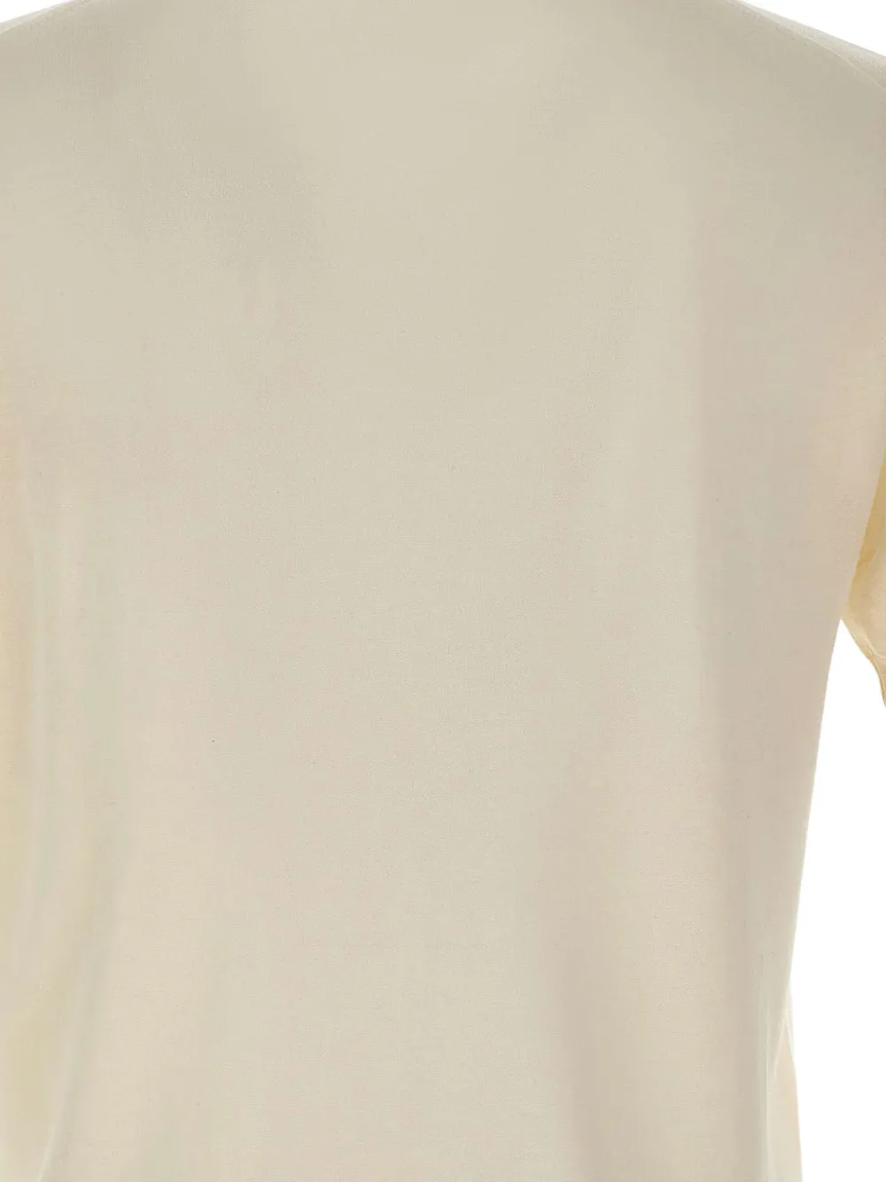 Kangra short-sleeve virgin-wool sweater Beige