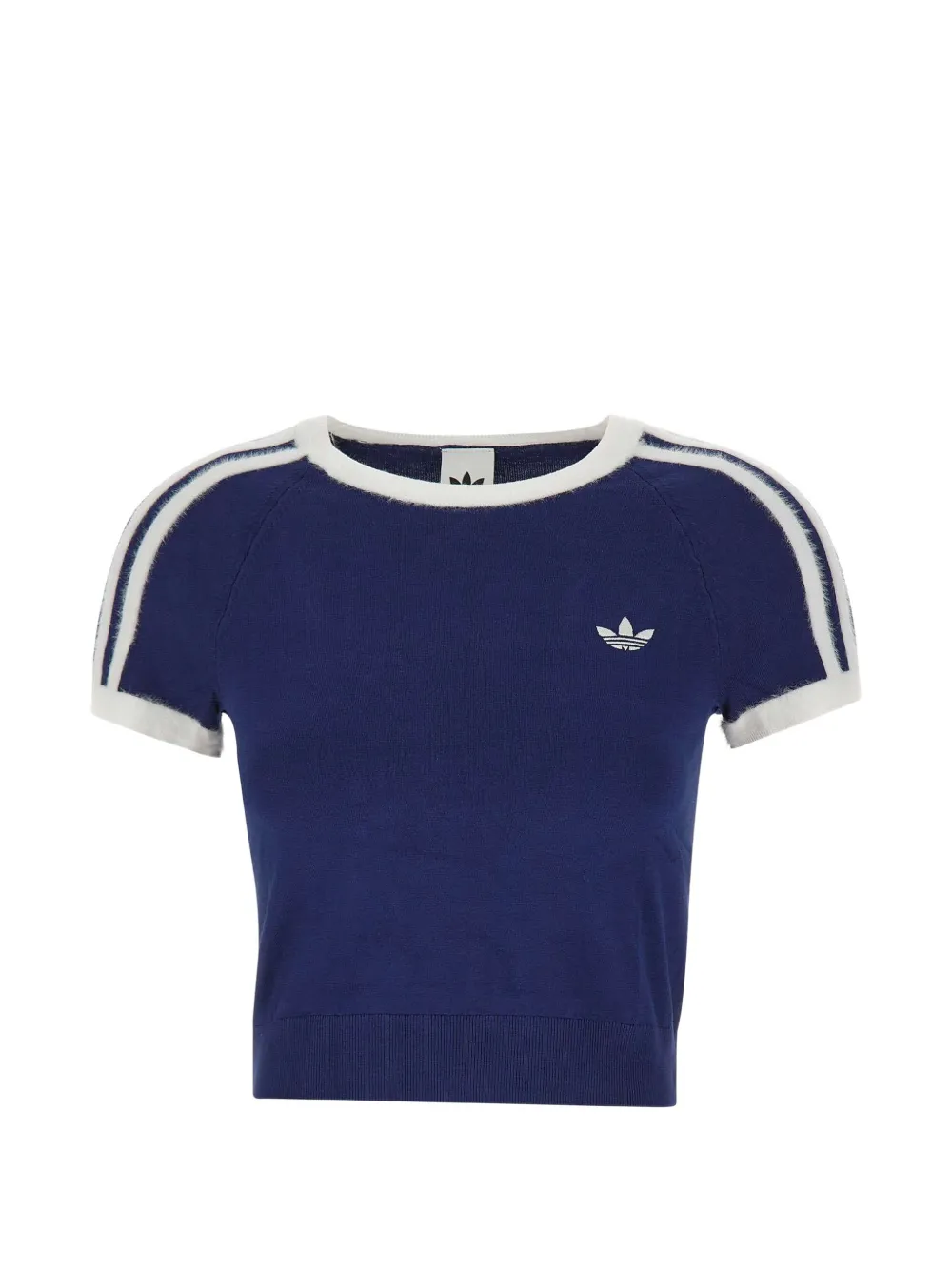 Adidas layered-look 3-Stripes sweater Bruin