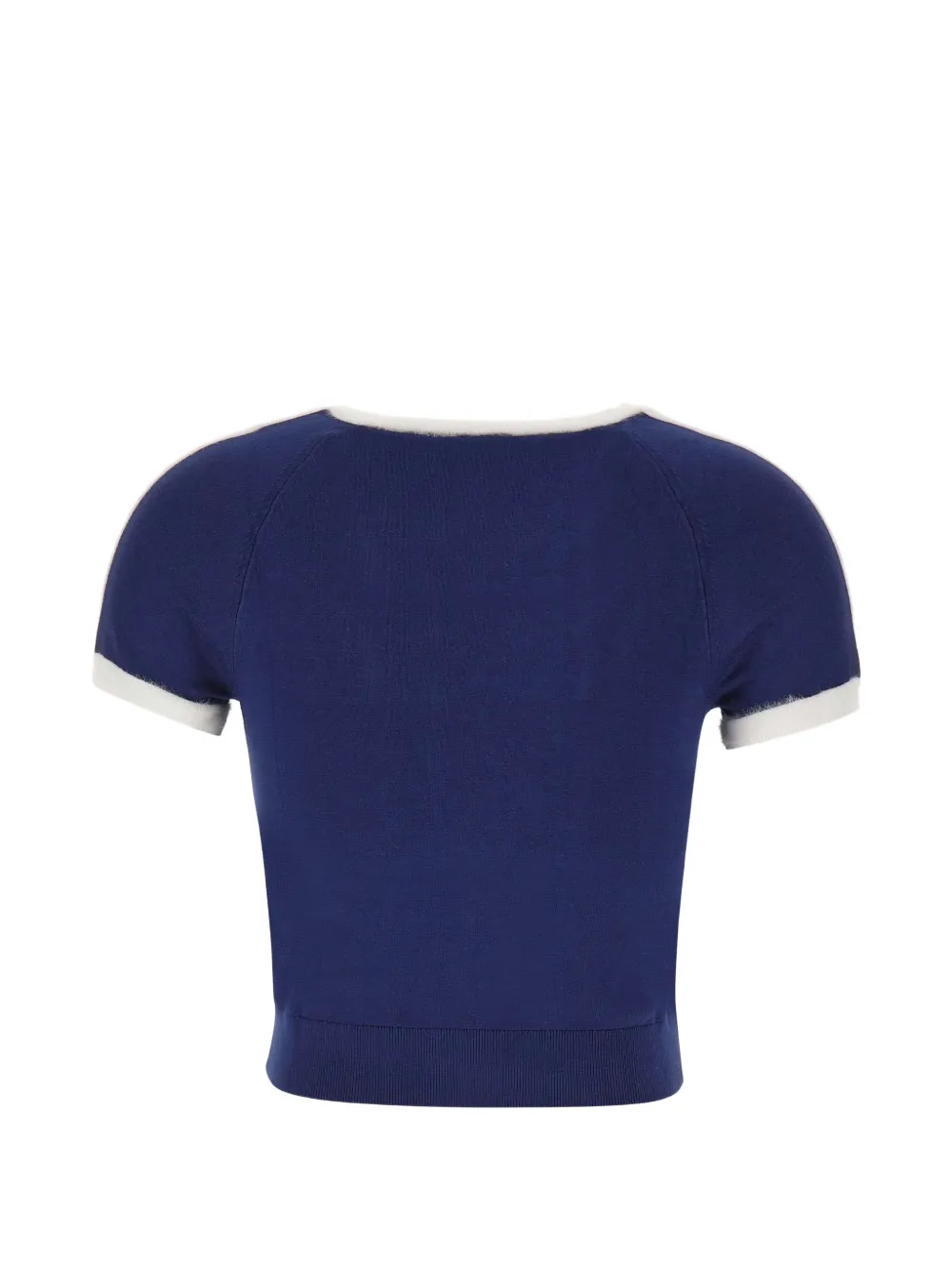adidas knitted T-shirt Blauw