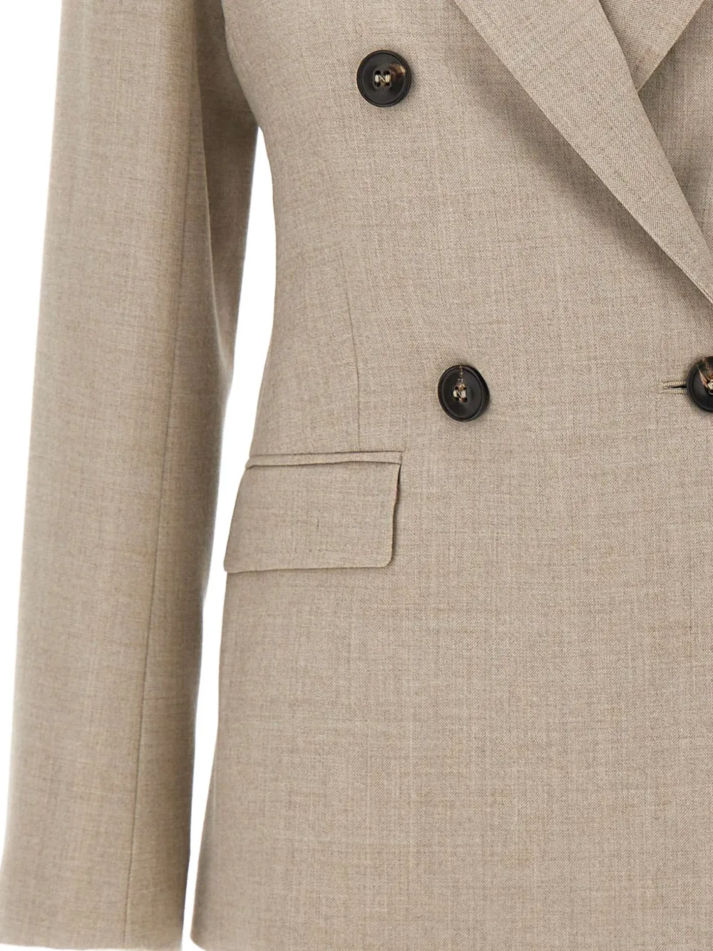 Max Mara double-breasted blazer jacket Beige