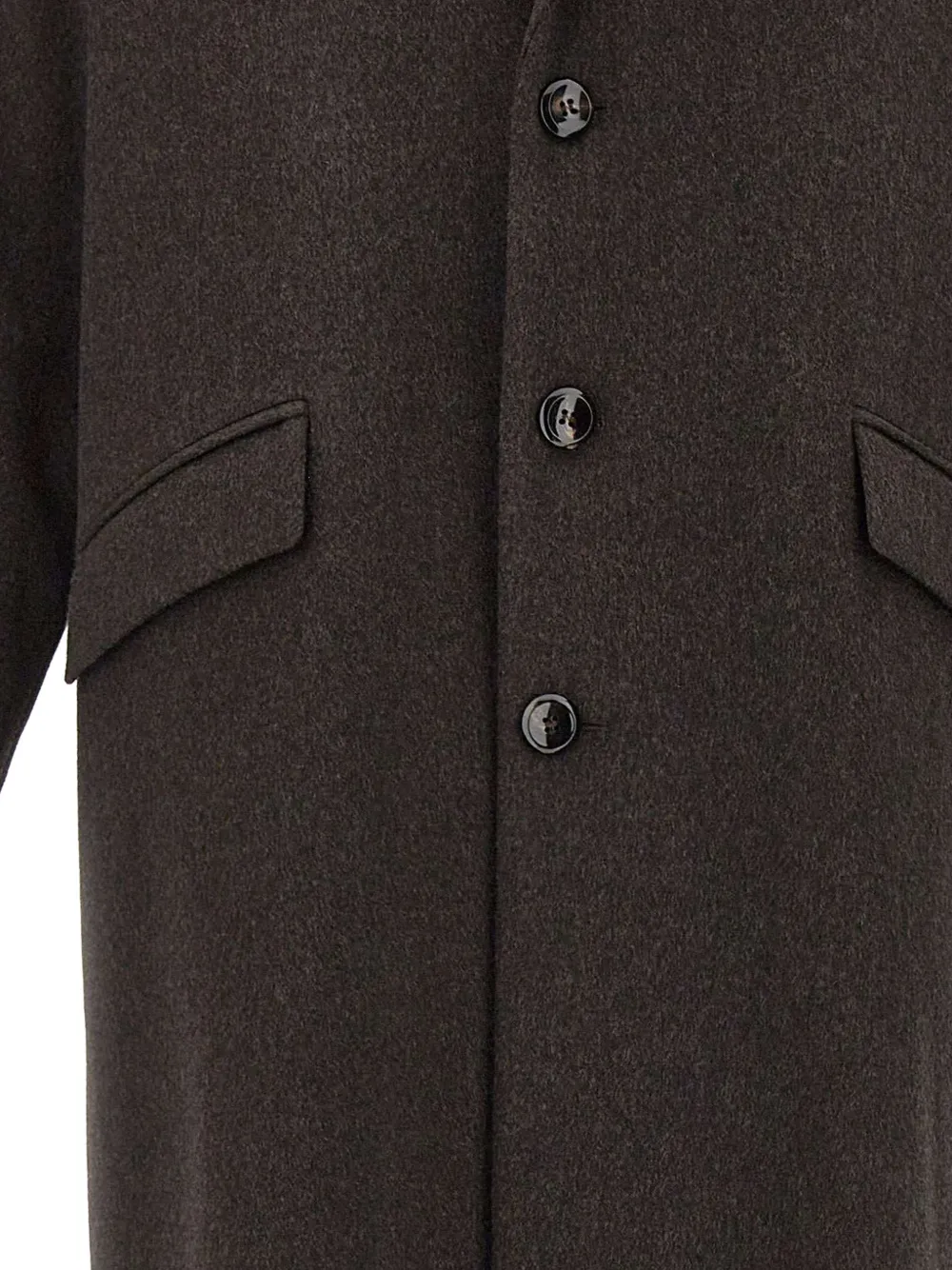 Tagliatore Sanford virgin wool coat Bruin