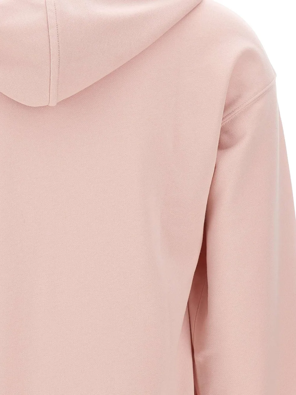 Lacoste badge accent fleece hoodie Roze
