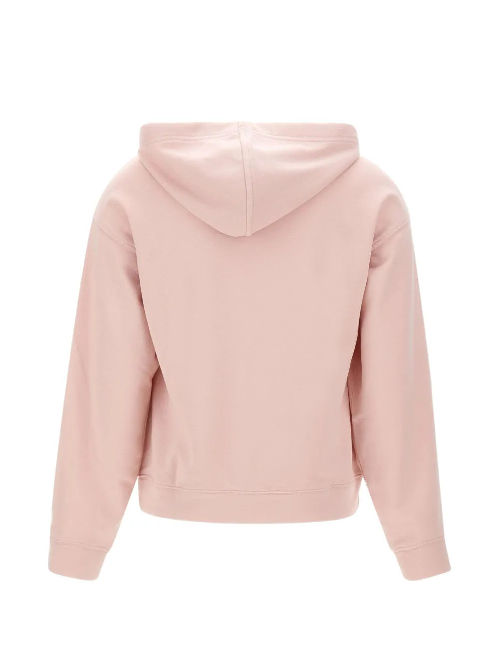 Lacoste badge accent fleece hoodie Roze