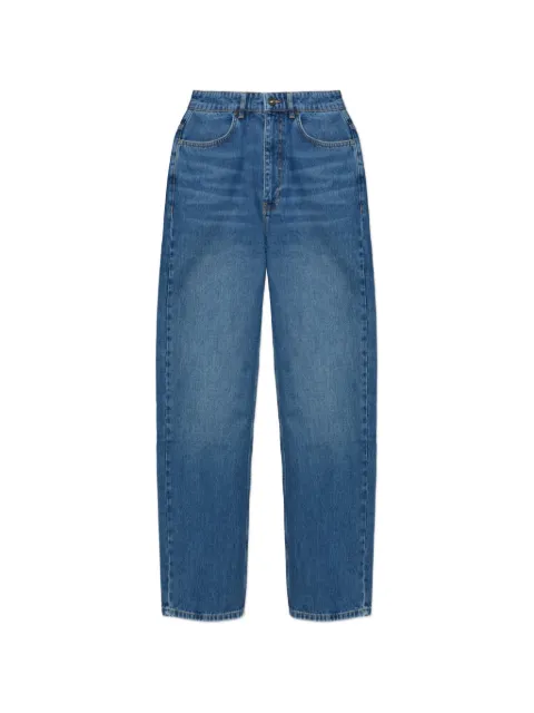 L/ab c/o Off-White logo-print jeans