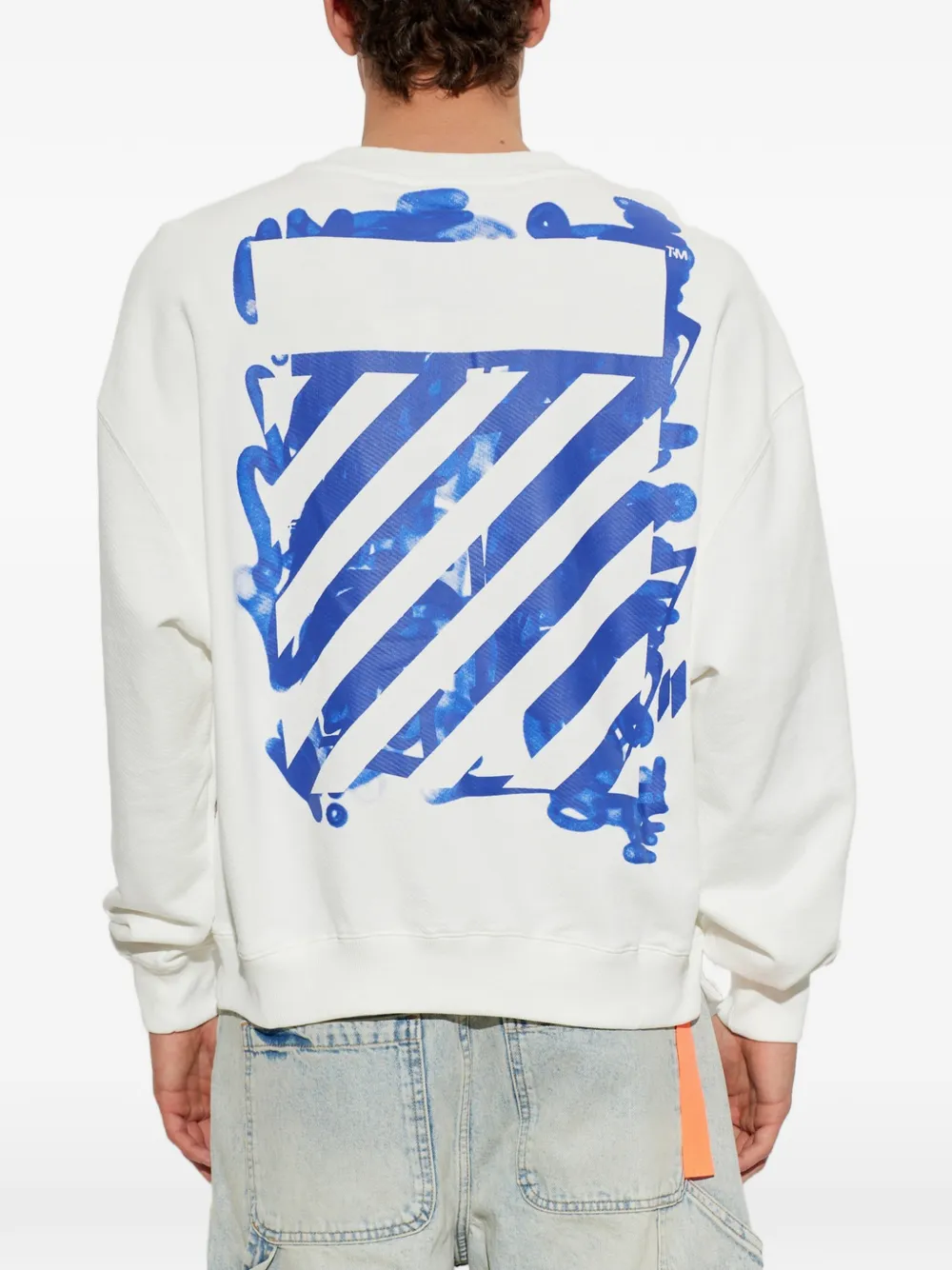 L ab c o Off-White logo-print sweatshirt Wit