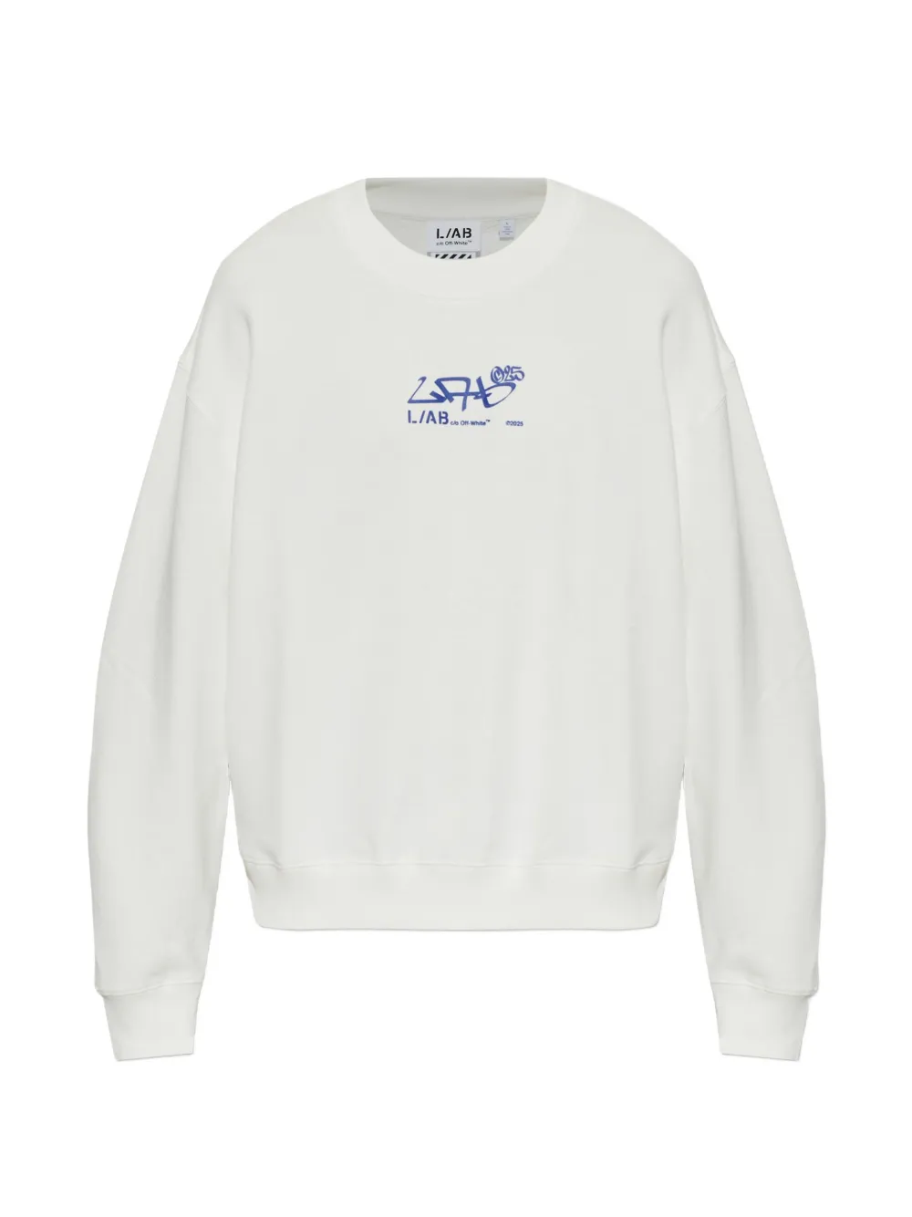 L ab c o Off-White logo-print sweatshirt Wit