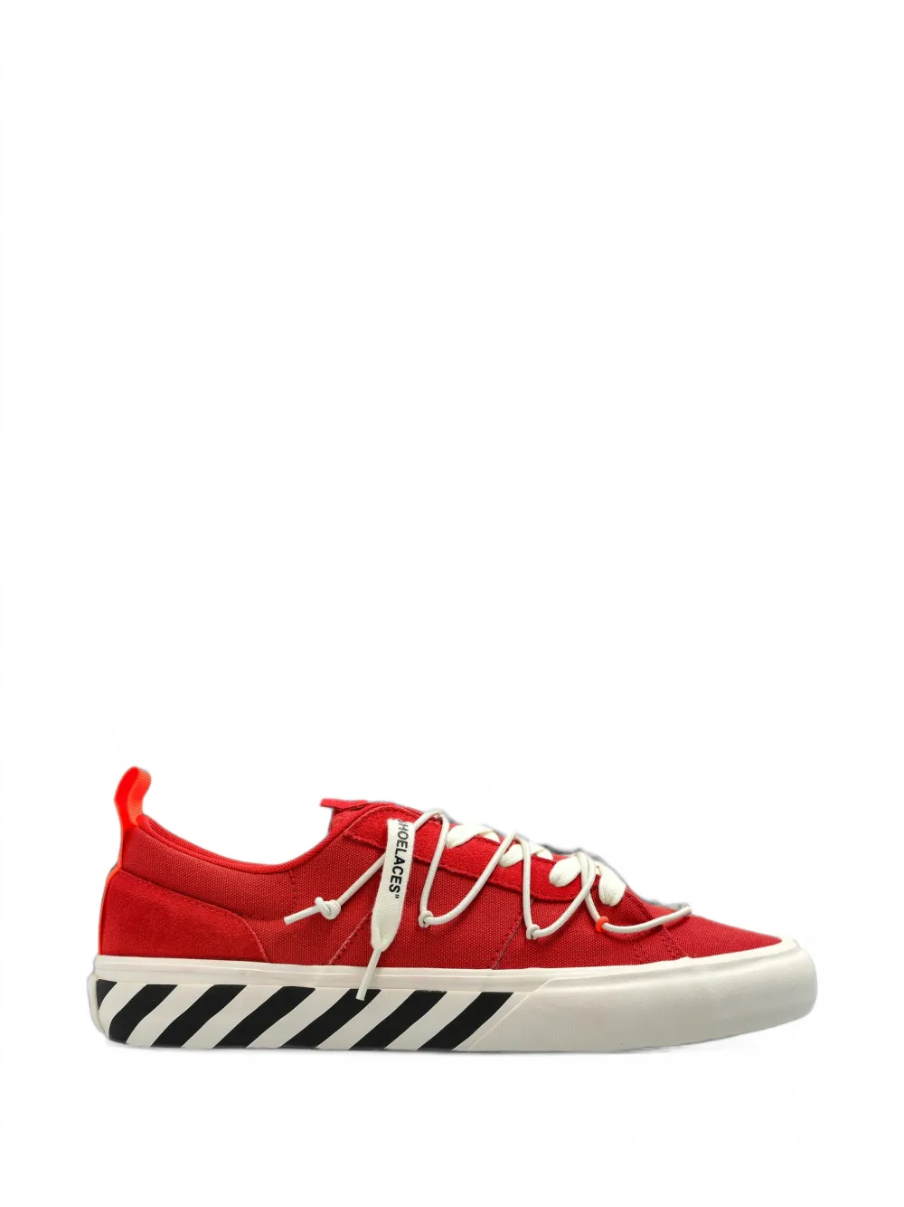 L/ab c/o Off-White L/AB Tape low-top sneakers - Rosso