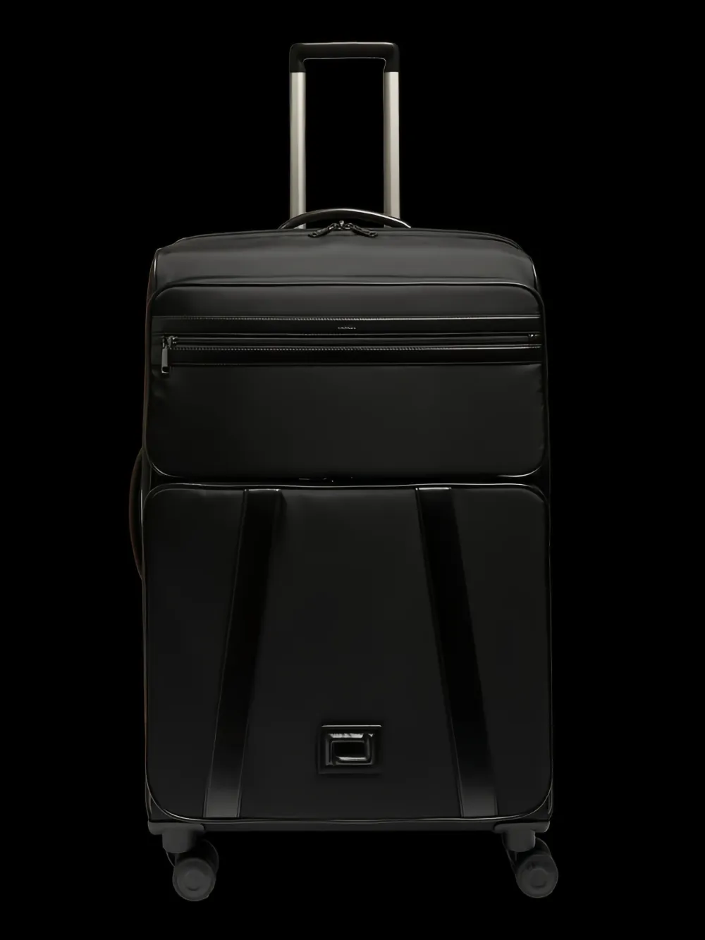 Lancel grande valise à bords en cuir - Noir Lancel grande valise à bords en cuir - Noir
