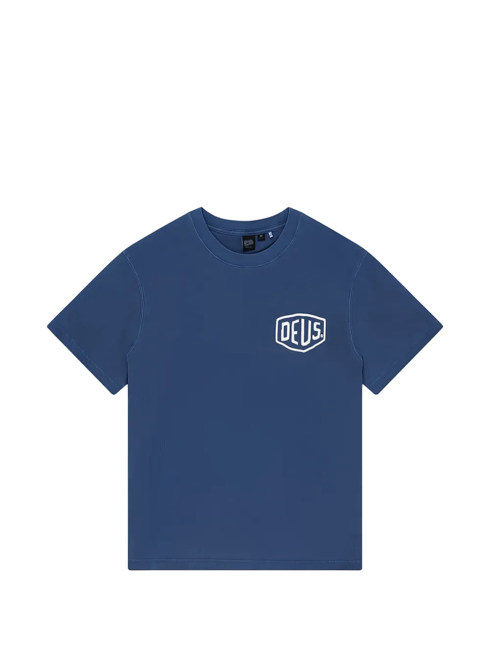Deus Ex Machina T-shirt Shield con logo - Blu