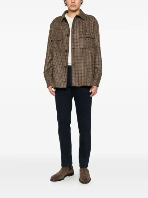 Bagnoli Sartoria Napoli check-pattern button-up jacket