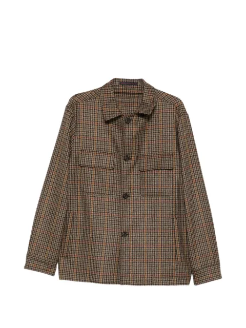 Bagnoli Sartoria Napoli check-pattern button-up jacket