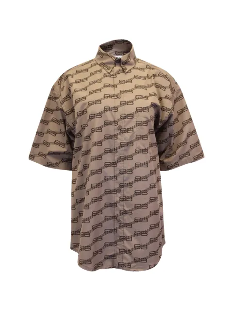 Balenciaga Pre-Owned BB Monogram short-sleeve shirt