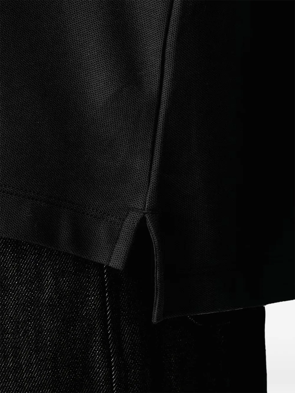 rag & bone Poloshirt van piquéweefsel Zwart