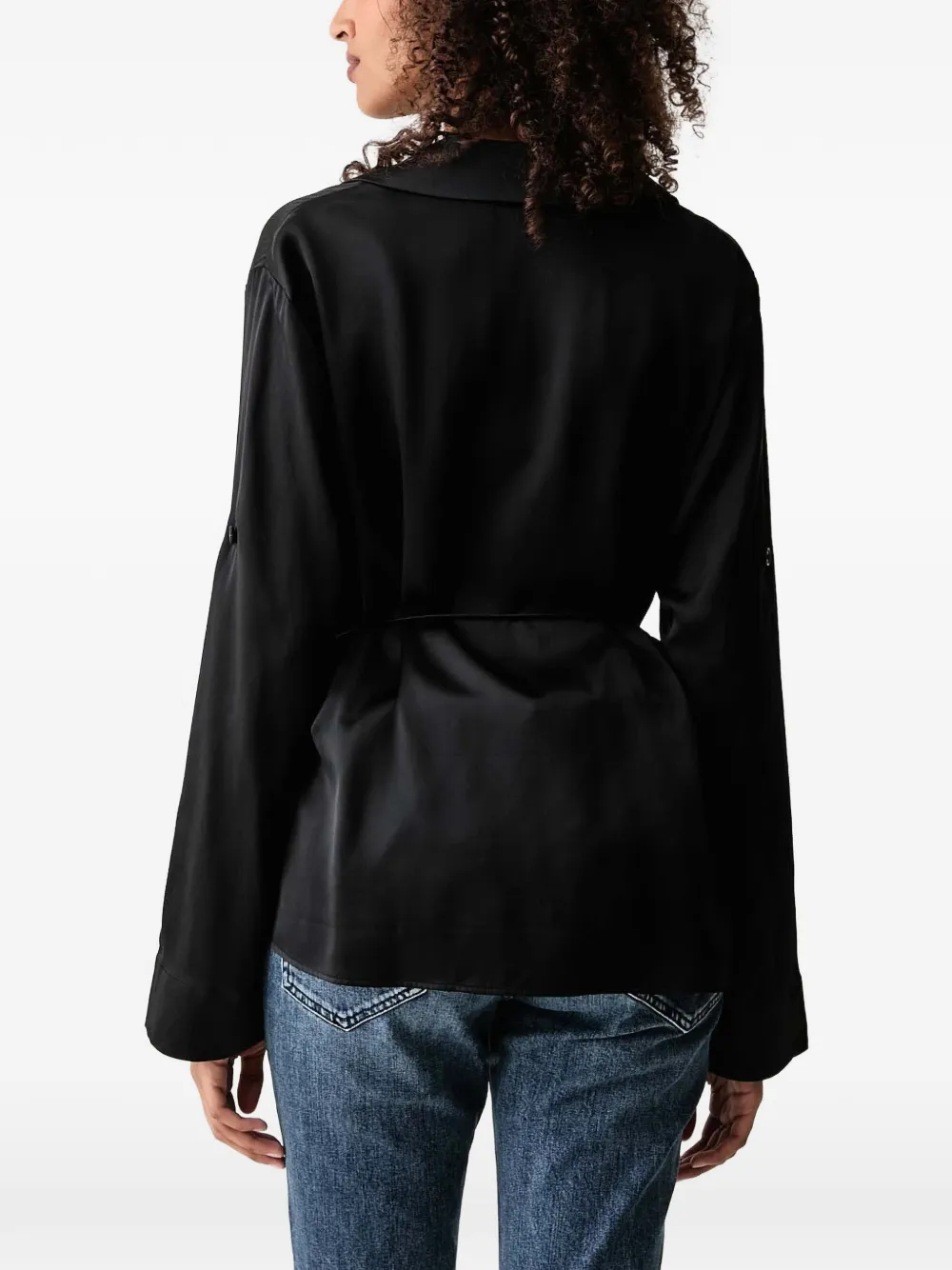 rag & bone Sonny blouse Zwart