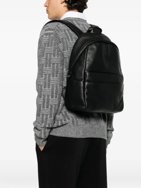 Canali leather backpack