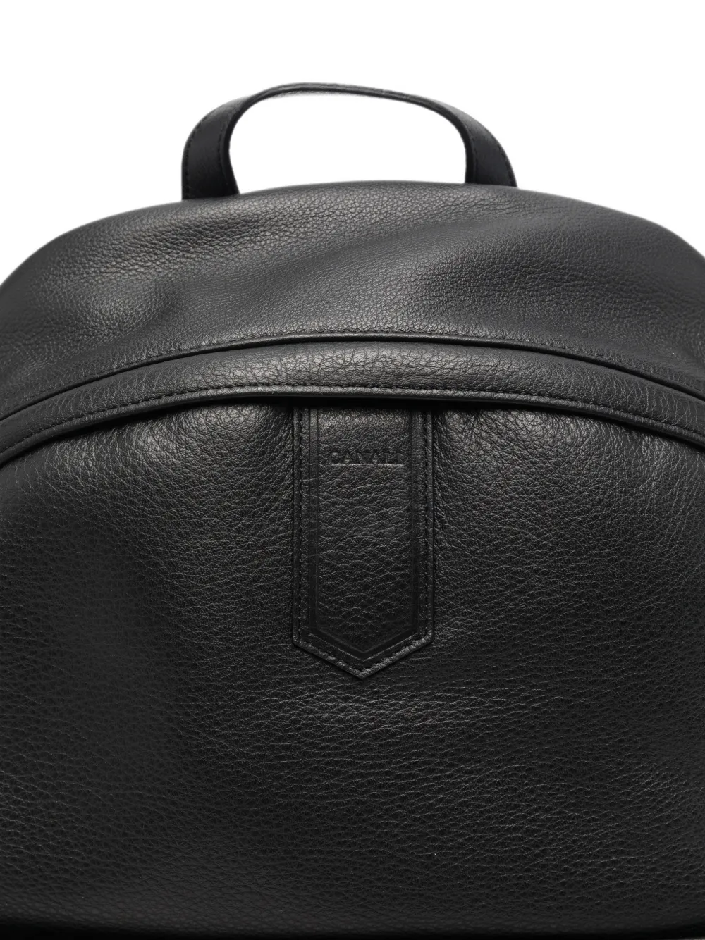 Canali leather backpack Zwart