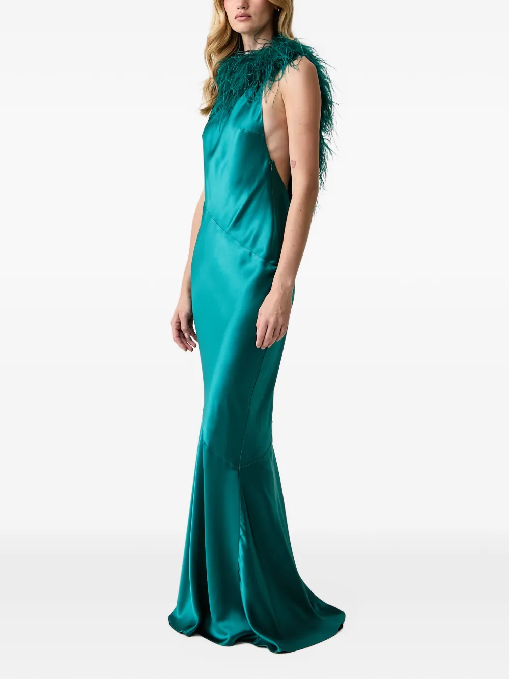 Retrofete Brisbane maxi dress Groen