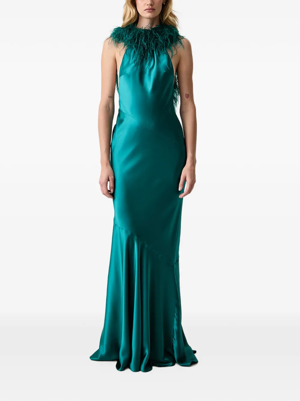 Retrofete Brisbane maxi dress Groen