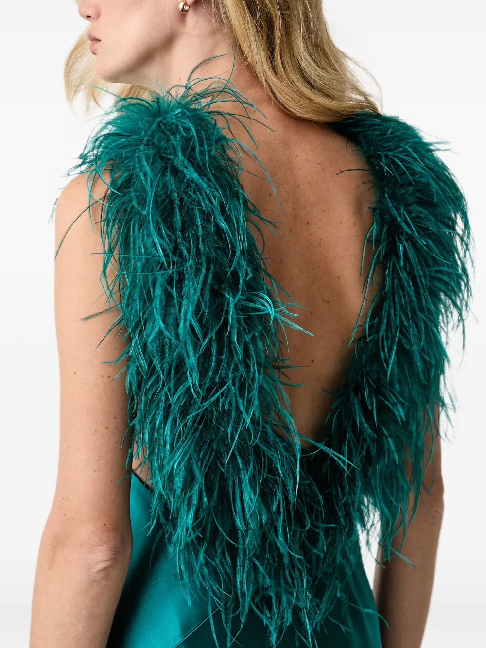 Retrofete Brisbane maxi dress Groen