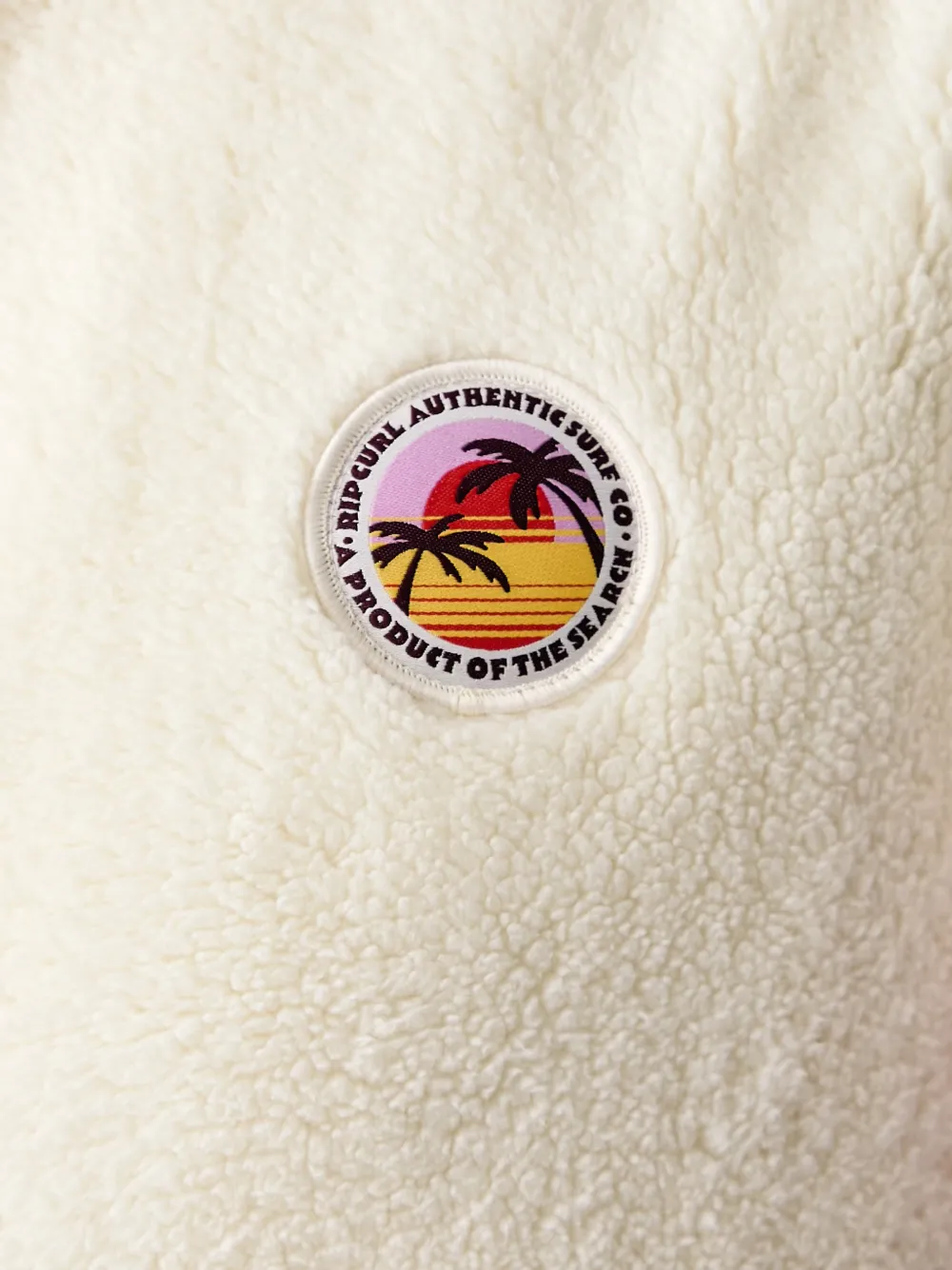 Rip Curl Surf Revival Heritage jack met colourblocking en rits Beige