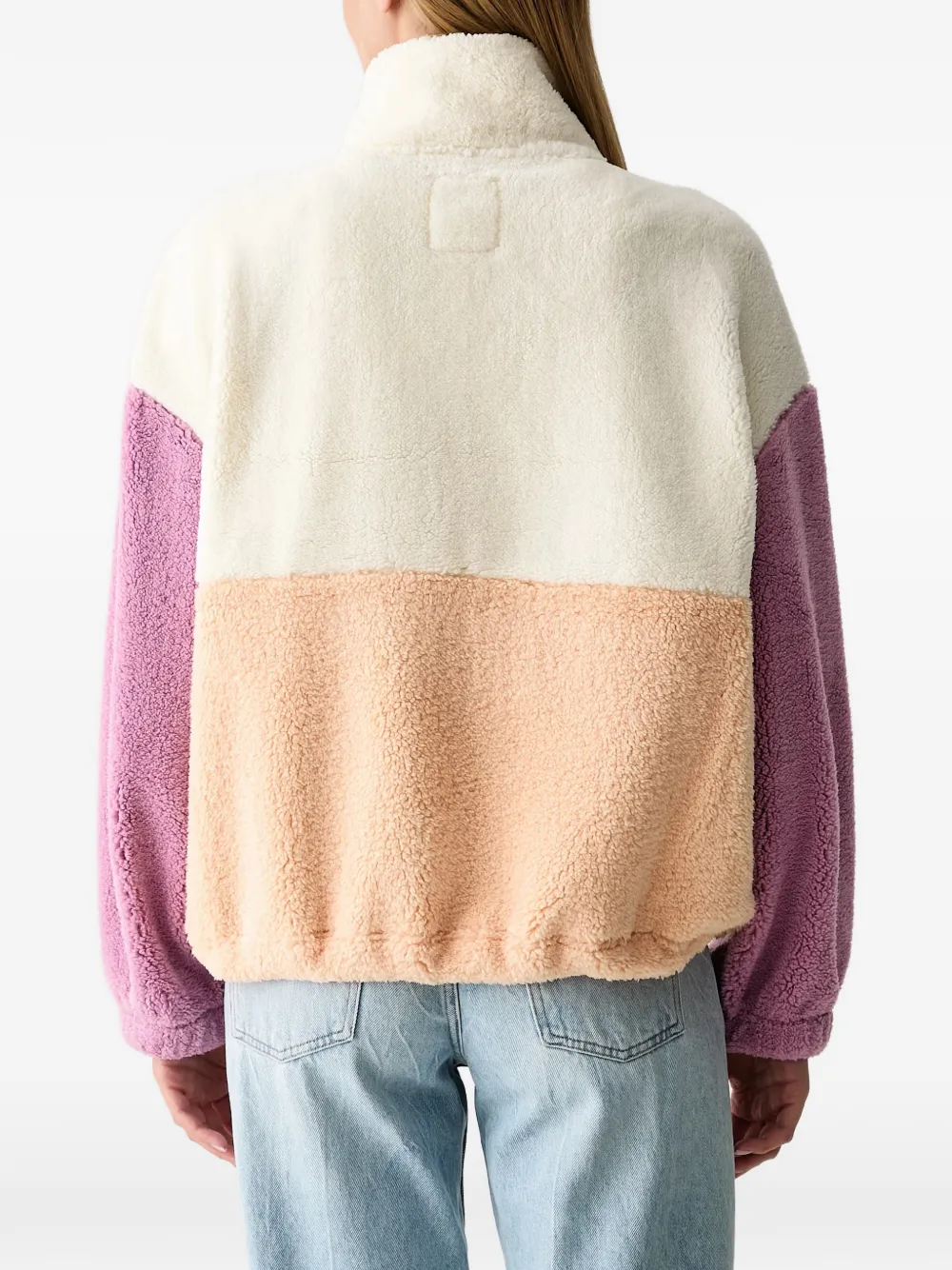 Rip Curl Surf Revival Heritage jack met colourblocking en rits Beige