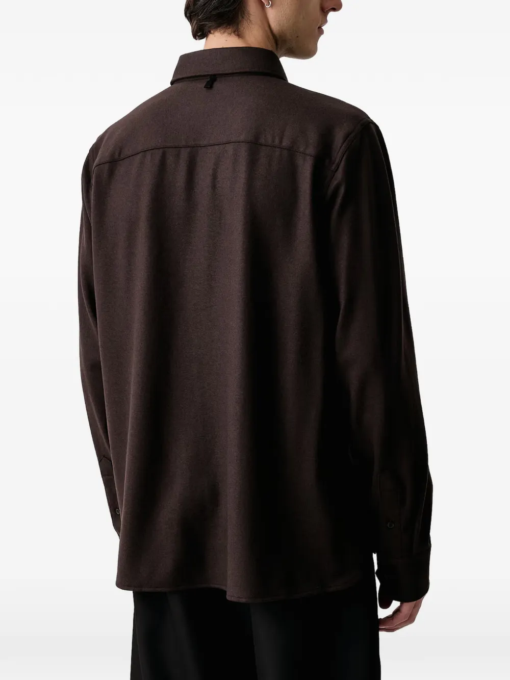 rag & bone Cpo overhemd met knopen Bruin