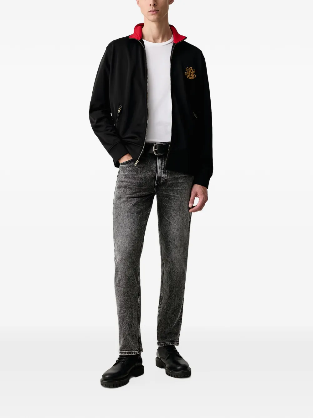 Polo Ralph Lauren Sweater met geborduurd logo Zwart