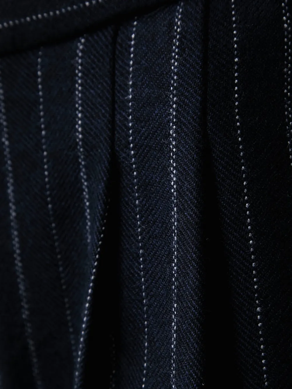 rag & bone Lawrence plooibroek met krijtstreep Blauw